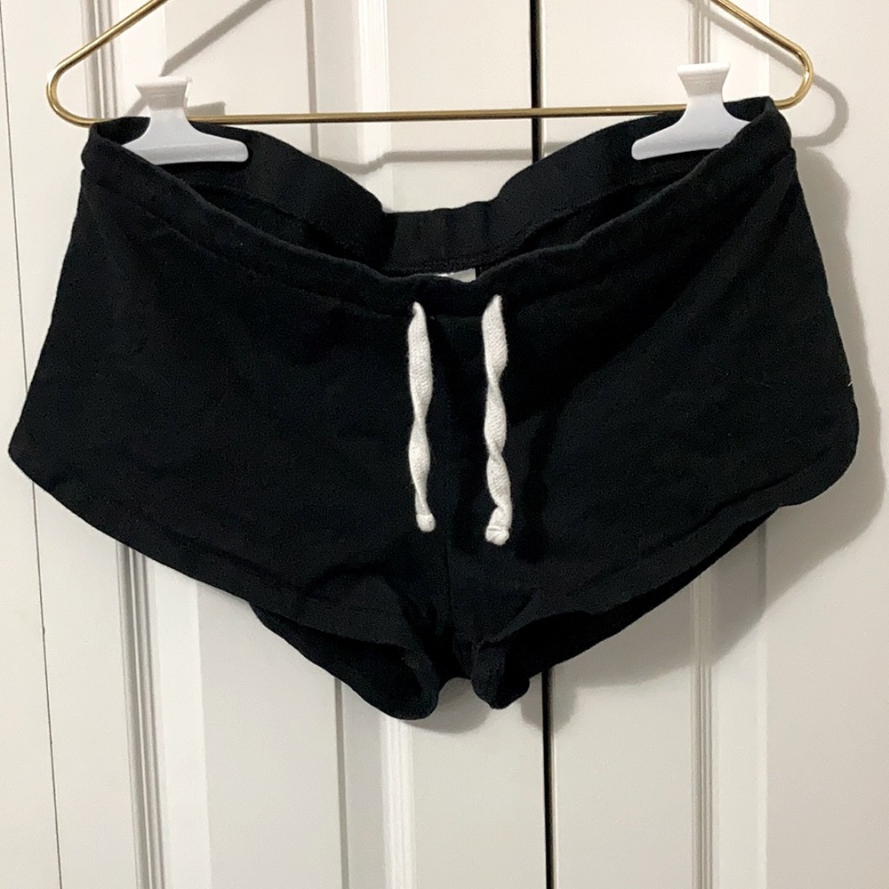 H&M Black Basic Shorts, Lounge Shorts